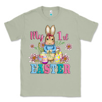 Matcha my first easter with baby bunny and eggs Classic Tee - AdoDesignShop