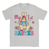 Moon Dust my first easter with baby bunny and eggs Classic Tee - AdoDesignShop
