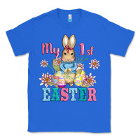 True Royal my first easter with baby bunny and eggs Classic Tee - AdoDesignShop