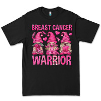 Black Breast Cancer Warrior Gnomes Premium Tee - texasbilliewilder