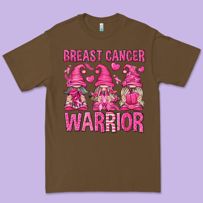 Breast Cancer Warrior Gnomes Premium Tee Designed By Texasbilliewilder