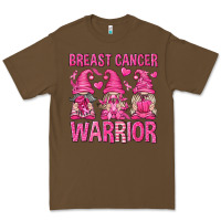 Cacao Breast Cancer Warrior Gnomes Premium Tee - texasbilliewilder