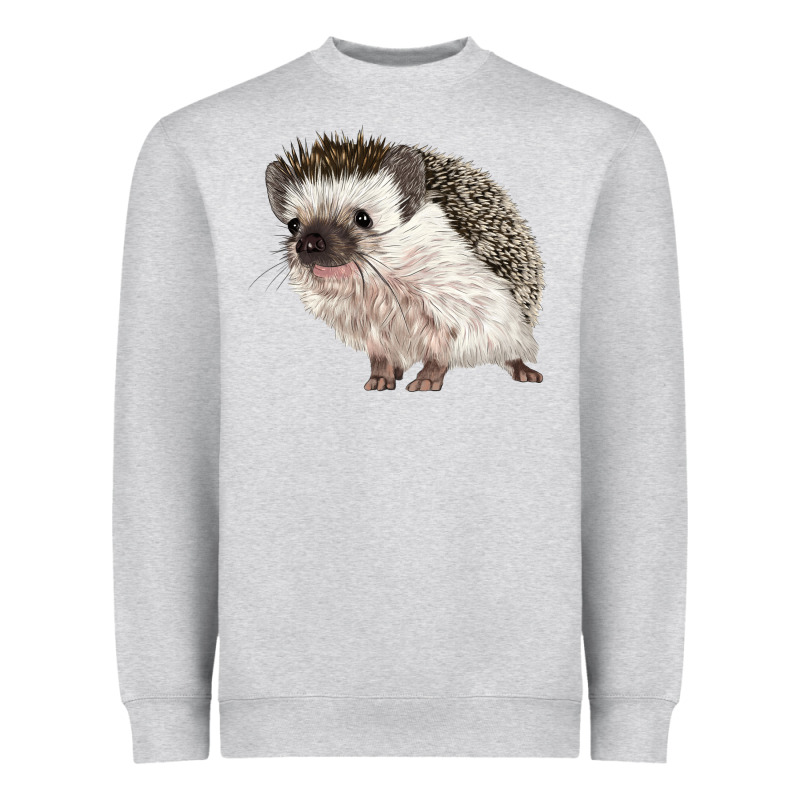 Hedgehog Illustrations Heavyweight Sweatshirt by LillyAllenDesigns | Teevron