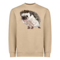 Mushroom Hedgehog Illustrations Heavyweight Sweatshirt - LillyAllenDesigns