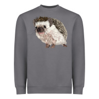 Storm Hedgehog Illustrations Heavyweight Sweatshirt - LillyAllenDesigns