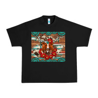 Black longhorn with gemstone Urban Heavy Tee - Artiststas