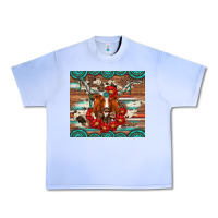 Grape Ice longhorn with gemstone Urban Heavy Tee - Artiststas