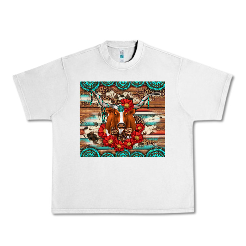 Longhorn With Gemstone Urban Heavy Tee by Artiststas | Teevron