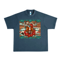 Midnight Navy longhorn with gemstone Urban Heavy Tee - Artiststas