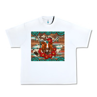 White longhorn with gemstone Urban Heavy Tee - Artiststas