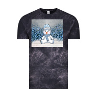 Cloud Black winter snowman Vintage Tee - AdoDesignShop