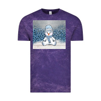 Cloud Purple winter snowman Vintage Tee - AdoDesignShop