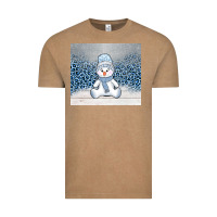 Vintage Coffee winter snowman Vintage Tee - AdoDesignShop