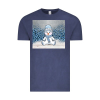 Vintage Denim winter snowman Vintage Tee - AdoDesignShop