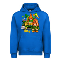 Cobalt St. Patrick's Day gnomies with heart Urban Hoodie - HowdyJamesFarm