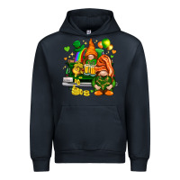Navy St. Patrick's Day gnomies with heart Urban Hoodie - HowdyJamesFarm