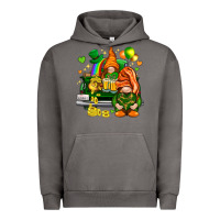 Pigment Tornado St. Patrick's Day gnomies with heart Urban Hoodie - HowdyJamesFarm