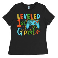 Black leveled 1 st grade Ladies Tee - JahusDesignShop