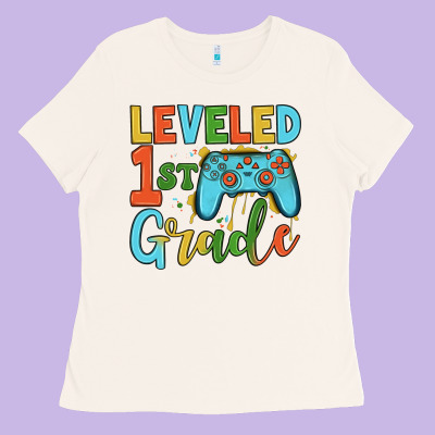Leveled 1 St Grade Ladies Tee Designed By Jahusdesignshop