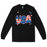 Black god bless america Long Sleeve Tee - MaliasSmallBusiness