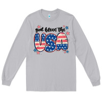 Moon Dust god bless america Long Sleeve Tee - MaliasSmallBusiness