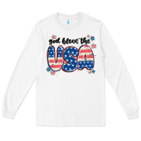 White god bless america Long Sleeve Tee - MaliasSmallBusiness