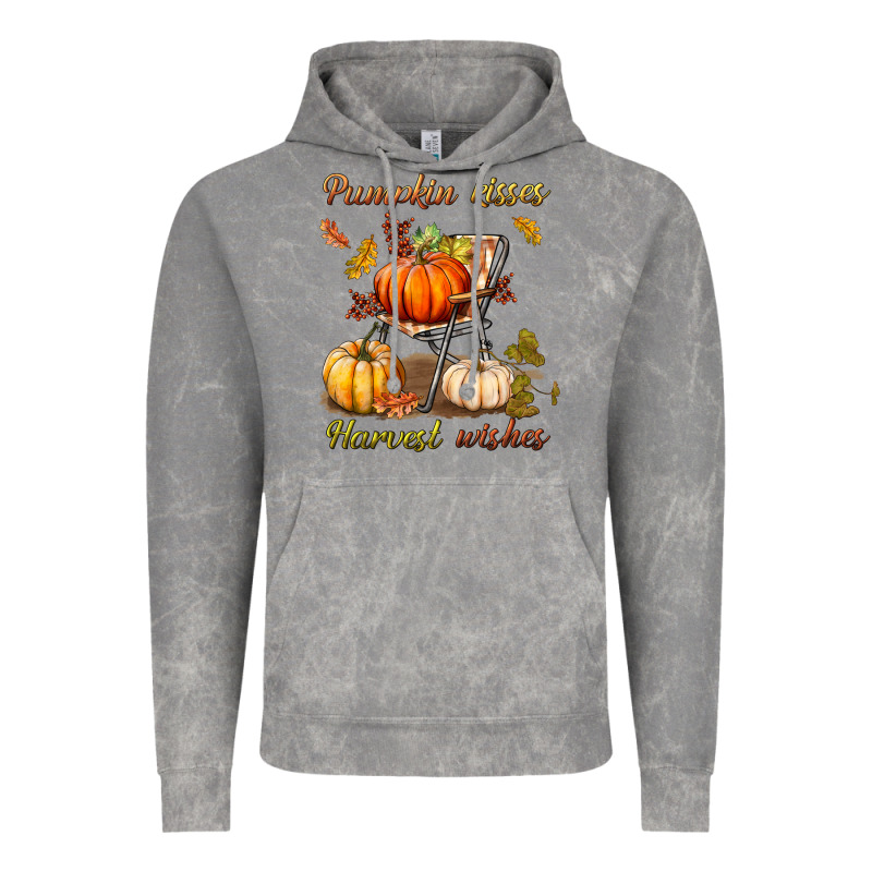 Pumpkin Kisses Harvest Wishes Vintage Hoodie by BundleAndBundleShop | Teevron