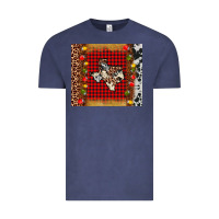 Vintage Denim texas christmas tumbler Vintage Tee - AdoDesignShop