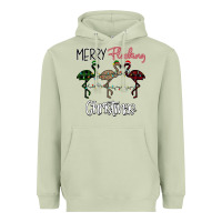 Matcha Merry Flocking Christmas Heavyweight Hoodie - Bettercallsaul