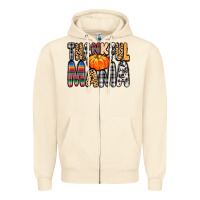 Sandshell Thankful Mama Zipper Hoodie - MaliasSmallBusiness