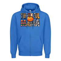 True Royal Thankful Mama Zipper Hoodie - MaliasSmallBusiness