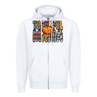 White Thankful Mama Zipper Hoodie - MaliasSmallBusiness