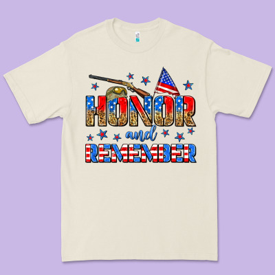 Honor And Remember Premium Tee Designed By Zillion Design Studio