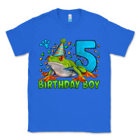 True Royal Birthday Boy Frog Age 5 Classic Tee - LillyAllenDesigns