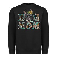 Black dog mom french bulldog Heavyweight Sweatshirt - BarkalooDesign