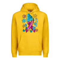 Lemon winter breast cancer ribbon Premium Hoodie - NancyCooperArtShop