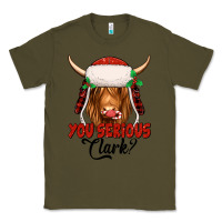 Army Green you serious clark highland cow Classic Tee - Jasminsmagicworld