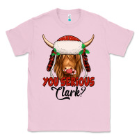Bubblegum Pink you serious clark highland cow Classic Tee - Jasminsmagicworld