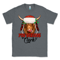 Charcoal Heather you serious clark highland cow Classic Tee - Jasminsmagicworld