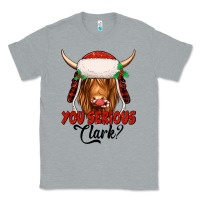 Heather Grey you serious clark highland cow Classic Tee - Jasminsmagicworld