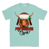 Seafoam you serious clark highland cow Classic Tee - Jasminsmagicworld
