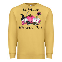 Antique Gold in october we wear pink Premium Sweatshirt - RanaPortraitStore