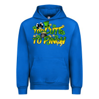 Cobalt Too cute to pinch St. Patrick's Day Urban Hoodie - HowdyJamesFarm
