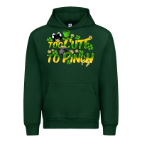 Forest Green Too cute to pinch St. Patrick's Day Urban Hoodie - HowdyJamesFarm