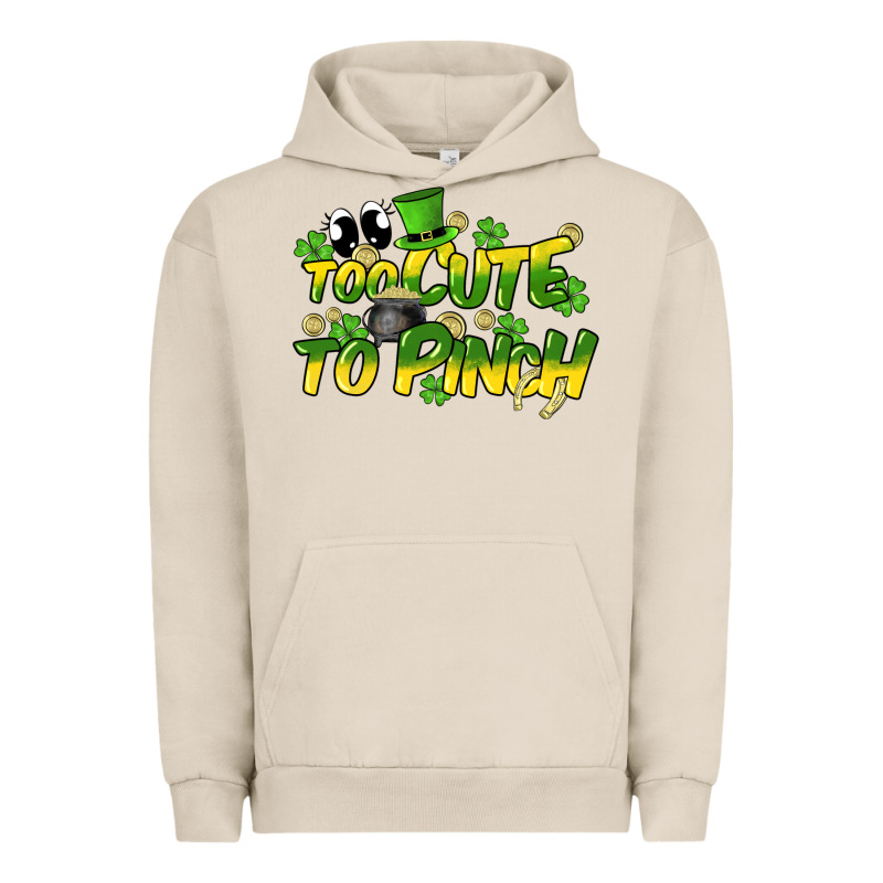 Too Cute To Pinch St. Patrick's Day Urban Hoodie by HowdyJamesFarm | Teevron