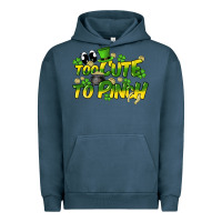 Pigment Midnight Navy Too cute to pinch St. Patrick's Day Urban Hoodie - HowdyJamesFarm