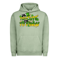 Pigment Oil Green Too cute to pinch St. Patrick's Day Urban Hoodie - HowdyJamesFarm