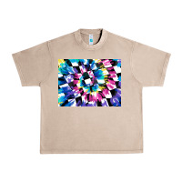 French Oak tie dye colourful race flag background 3200x2400 Urban Heavy Tee - AdoDesignShop