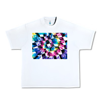 White tie dye colourful race flag background 3200x2400 Urban Heavy Tee - AdoDesignShop