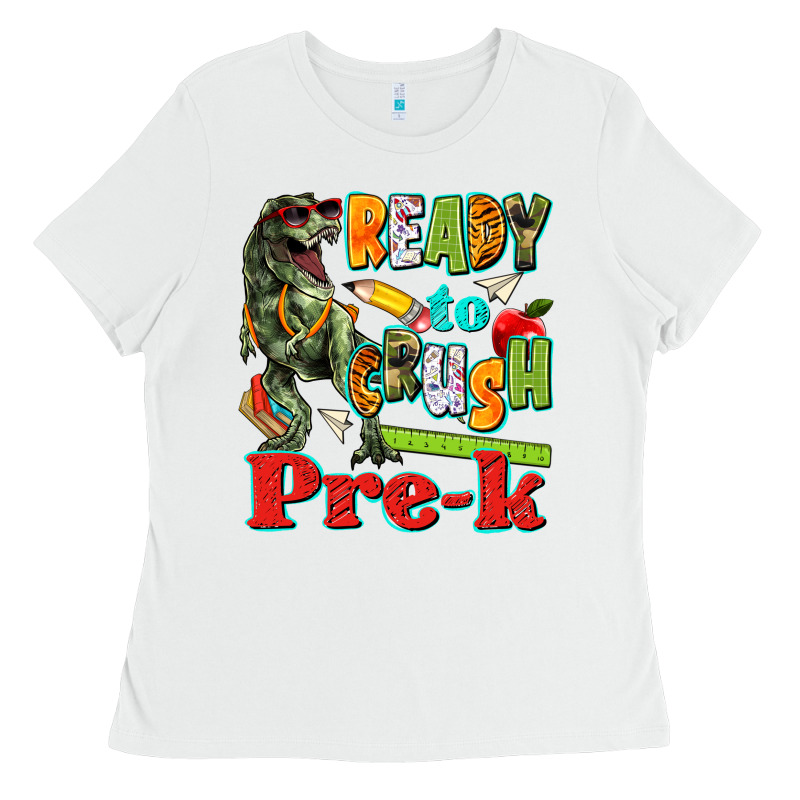 Ready To Crush Pre K Ladies Tee by texasbilliewilder | Teevron